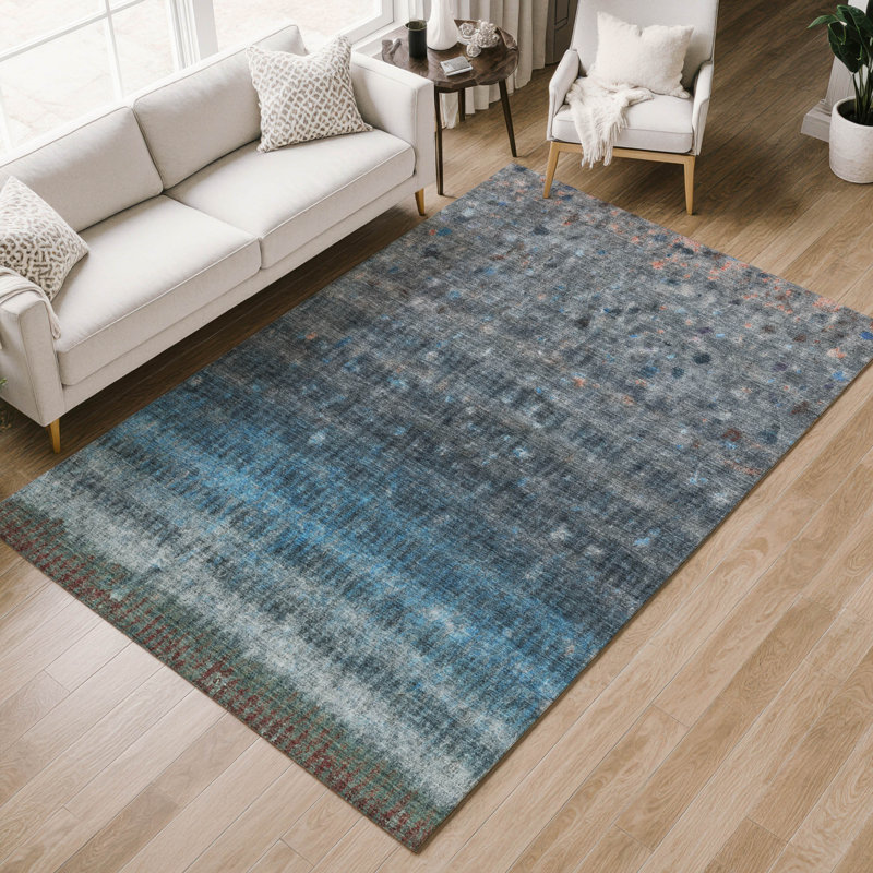 Machine Washable Indoor/Outdoor Chantille ACN2316 Stripes Rug, Rectangle 5' x 7'6"