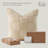 Double Stitch 100% Cotton Throw Pillow Covers - Set of 2 Checkered Tufted Boho Decorative Pillow Covers 20x20, Made in India, Square Cushion Case, Modern Home Decor for Couch, Sofa-114627458