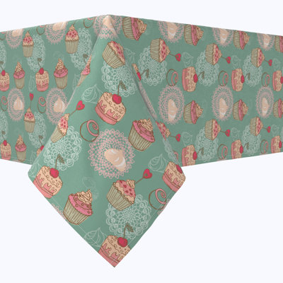 Rectangular Tablecloth, 100% Cotton, 52X104"", Sweet Shop Celebration -  East Urban Home, 5A0C6236AE524BFF9ECC607BD4C1EDB2