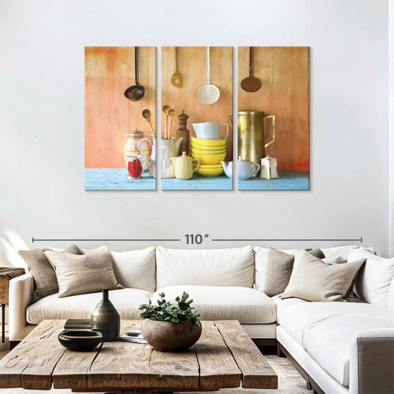 Senne Country Kitchenware, 48" H x 74" W