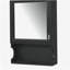 Armoire de rangement de salle de bain murale 20 "avec miroir, armoire de rangement murale avec porte, armoire à pharmacie murale à miroir-2022707725
