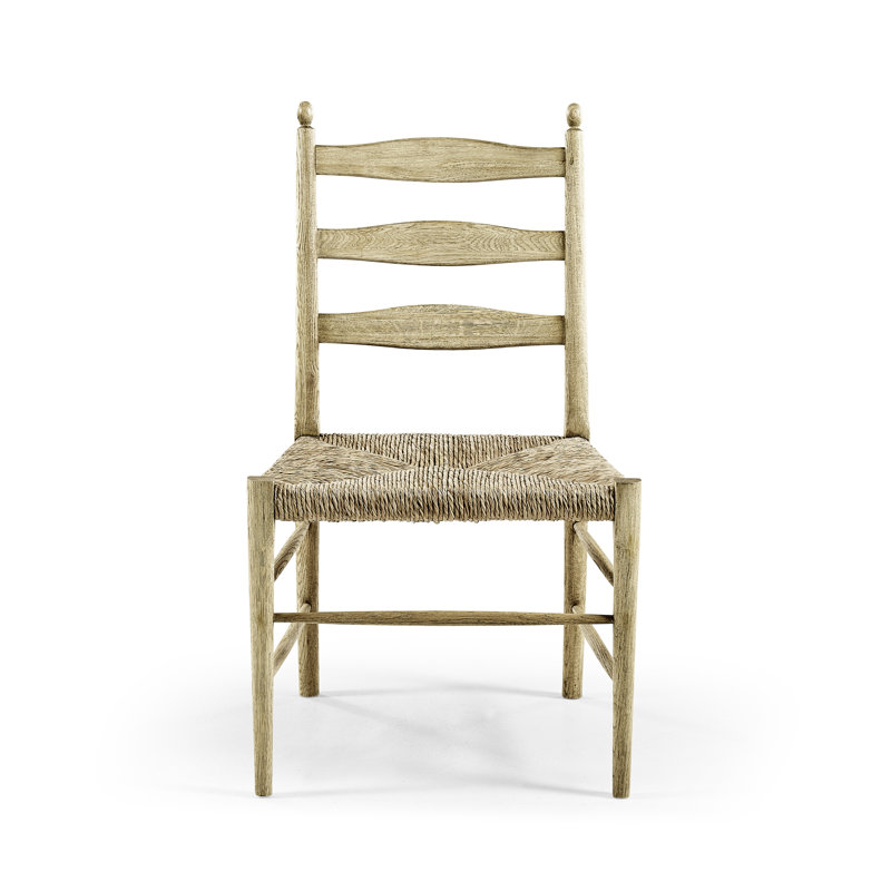 Doppler Upholstered Dining Chair, Stripped Oak