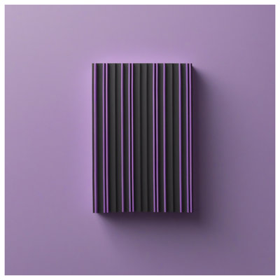 Black Purple Striped Rectangular Duvet Covers
