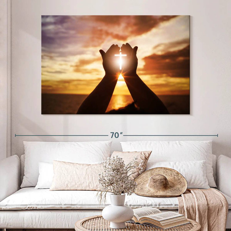 Adella Sunlight Over Cross, 34" H x 51" W