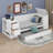 Twin Size Daybed With Trundle & Drawers-1768061512