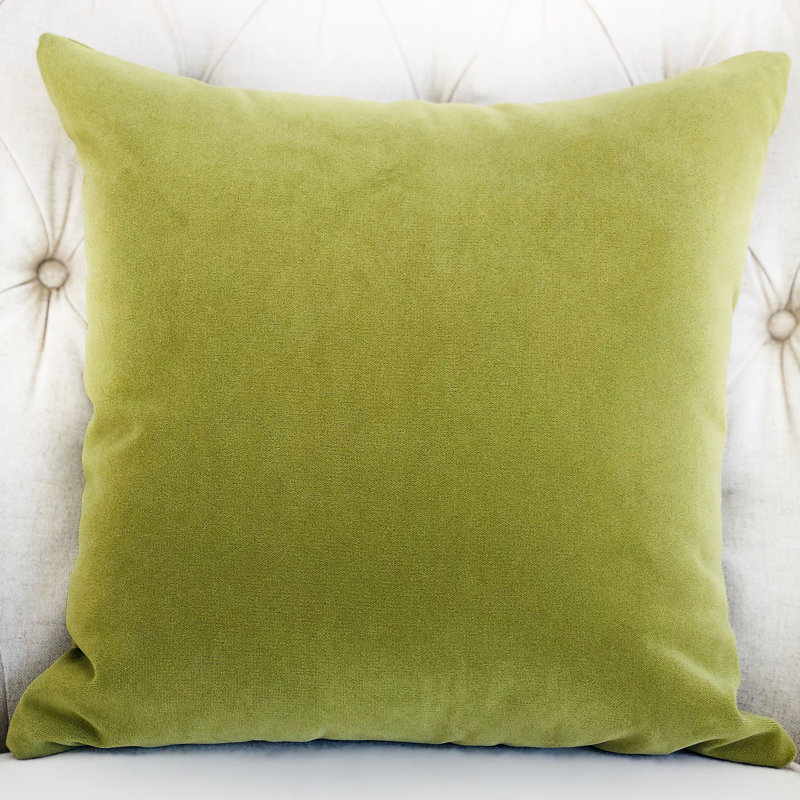 Pistachio Love Pillow Cover & Insert, Polyester, 16" H x 16" W, Square