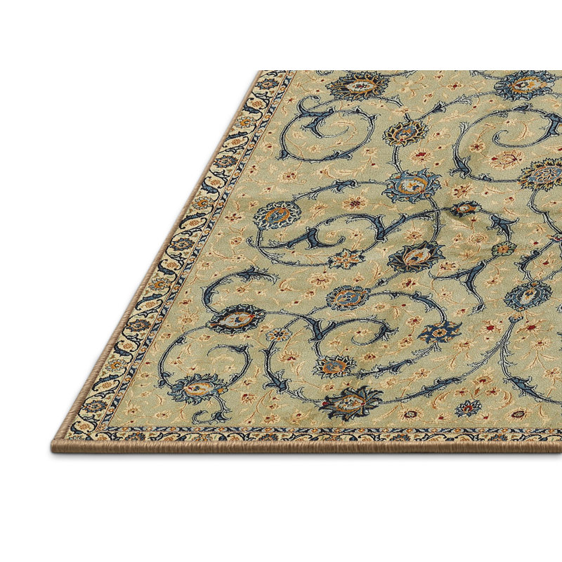 Floral Indoor Rug, Rectangle 8' x 10'