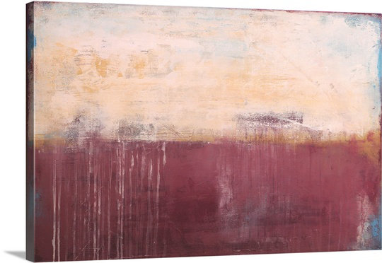 «Gnadenhutten Vineyard Mist» par Erin Ashley, reproduction d'art sur toile, H 24 po x l 36 po x P 1,25 po