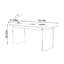 Bureau moderne en acrylique de haute qualité