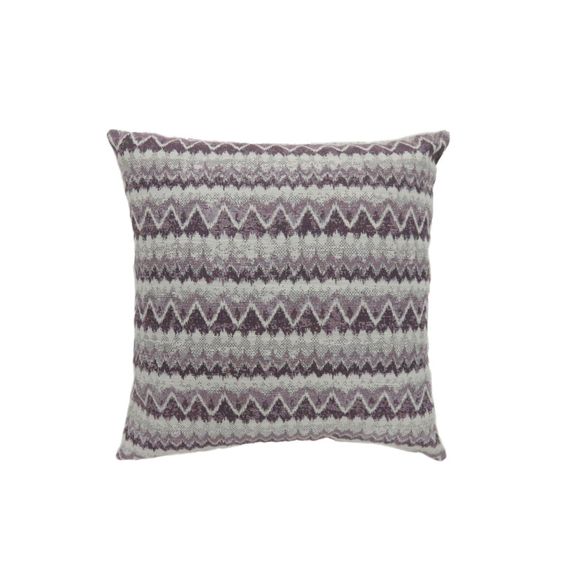 Housse et insert d'oreiller carré, H 22 po x l 22 po, Mauve