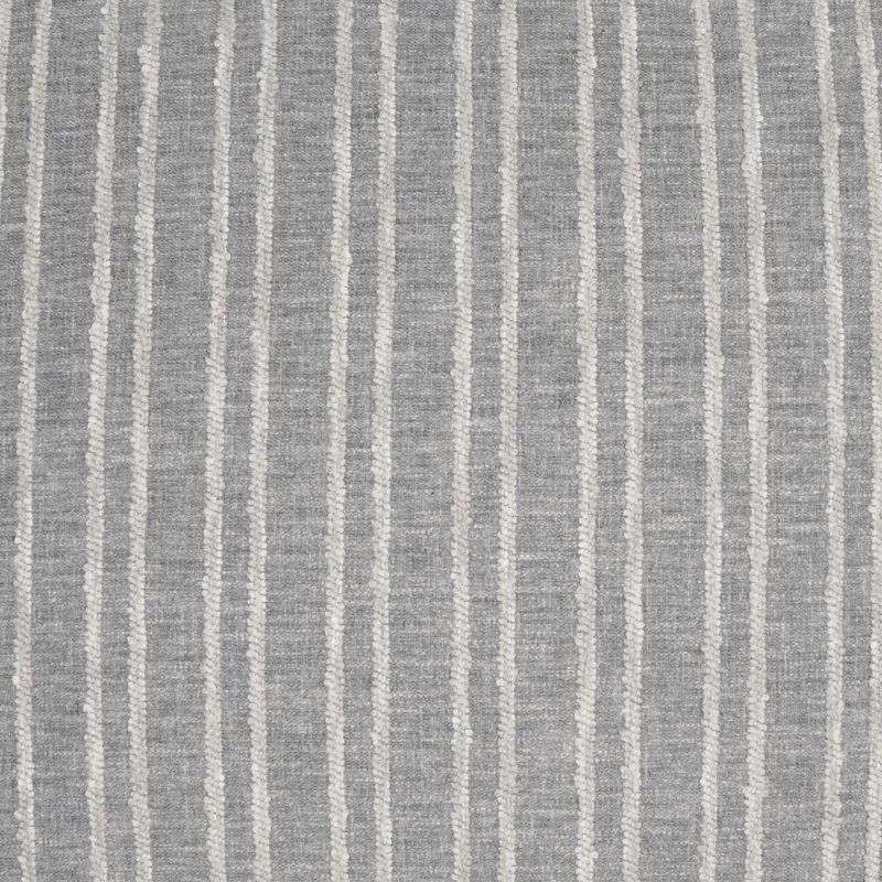 Coussin Stanton, Argenté, Carré 22 po