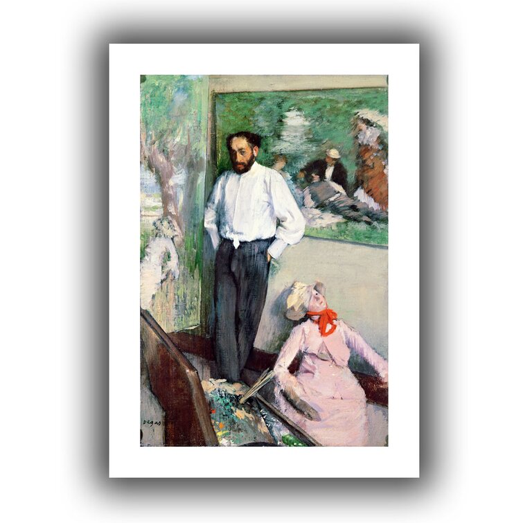 Vault W Artwork 'Portrait of Henri Michel-Levy in His Studio' by Edgar ...