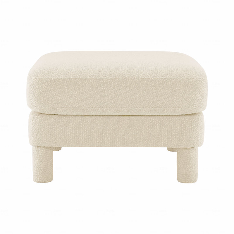 Lucas Polyester Upholstered Ottoman