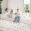 Canapé modulaire Boneless 94 po Cloud, canapé Boneless avec assise profonde, canapé modulaire confortable avec méridienne pour le salon, la chambre à coucher-499365247-499365246