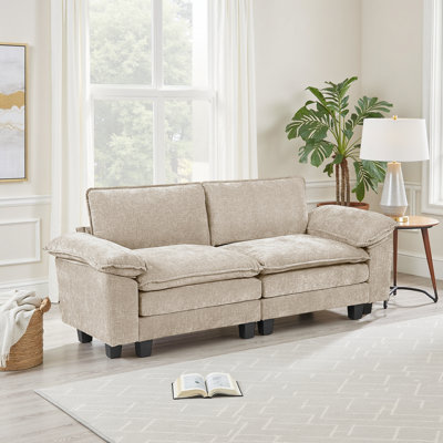 Causeuse en chenille de 87 po Careen