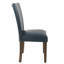 Chaise parsons Arvo rembourrée en bleu sarcelle
