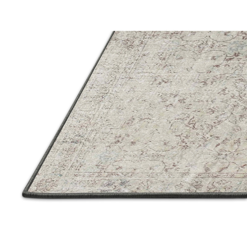Tapis floral gris, Rectangle 7 pi x 10 pi