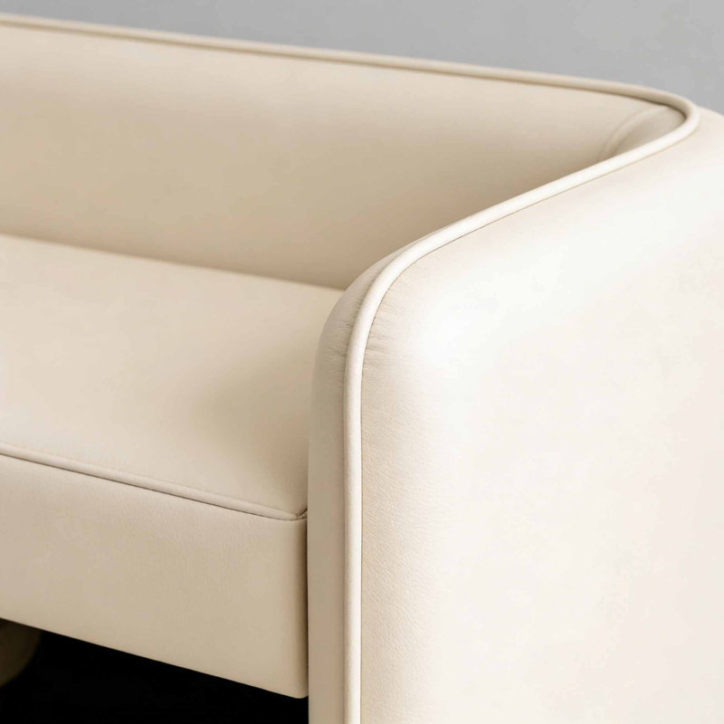 Banc de rangement pour chaussures Engelhardt, H 21,65 po x l 39,37 po x P 15,75 po, Crème