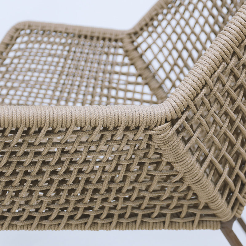 Knot Lounge & Ottoman, Oxide /Latte 