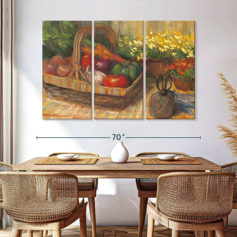 Yarlin Summer Produce, 42" H x 65" W