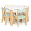 Ensemble de table et 4 chaises GapKids par Delta pour enfants avec porte-rouleau de papier - Certifié Greenguard Gold