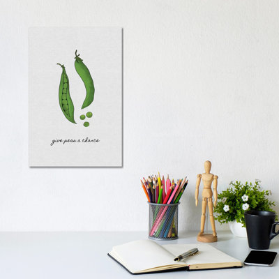 Give Peas A Chance by Orara Studio - Wrapped Canvas Gallery-Wrapped Canvas Giclée