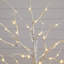 4Ft. 6Ft. 8Ft. Pre-Lit Artificial Birch Trees With LED Lights - Set Of 3-1628050416-1628050419