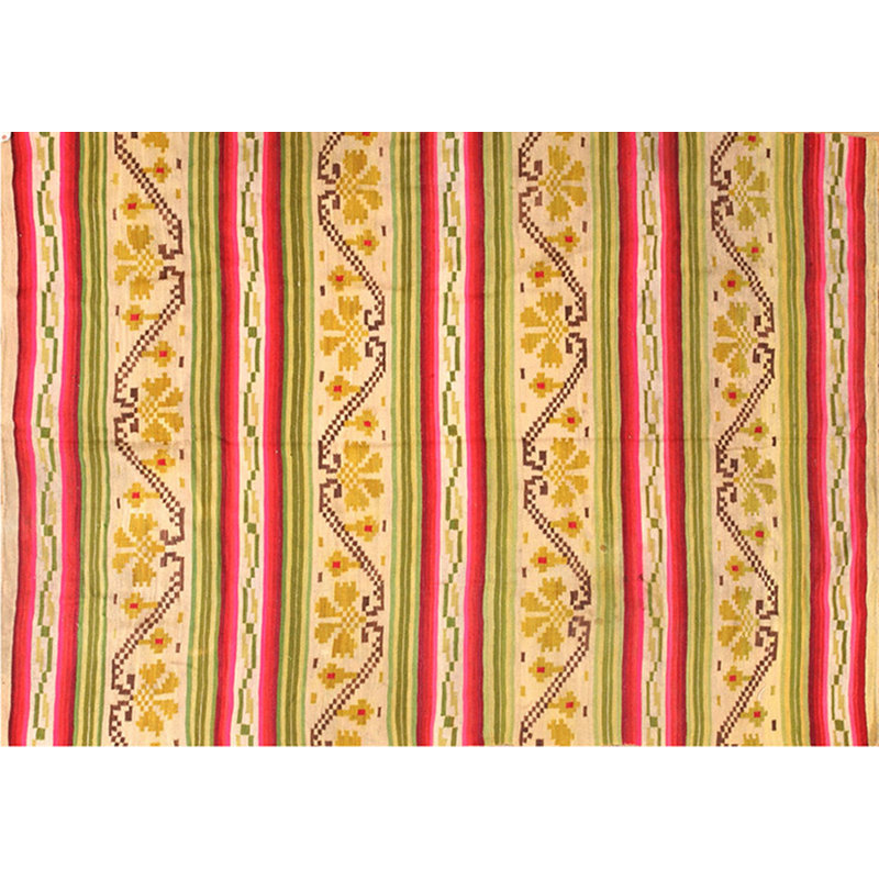 Antique Zapotec Mexico Flat Weave Rug