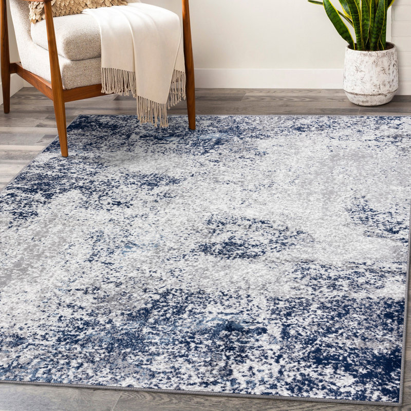 Seibold Abstract Indoor Rug, Rectangle 8' x 10'