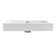 Alto Acrylic Rectangular Drop-In Bathroom Sink with Overflow