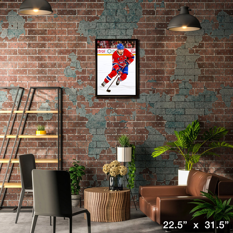 Nick Suzuki 20 x 29, toile encadrée Canadiens de Montréal