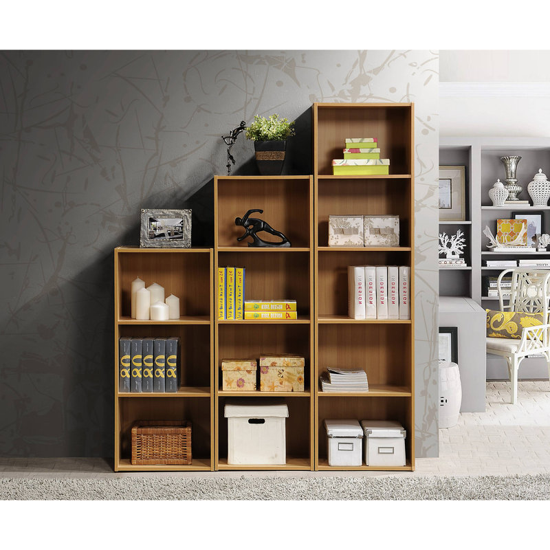 Bessan Bookcase, (3 Shelves) 36" H x 16" W x 12" D, Beech