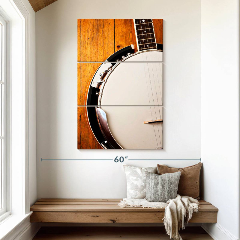 Abarca Rustic Banjo, 50" H x 32" W