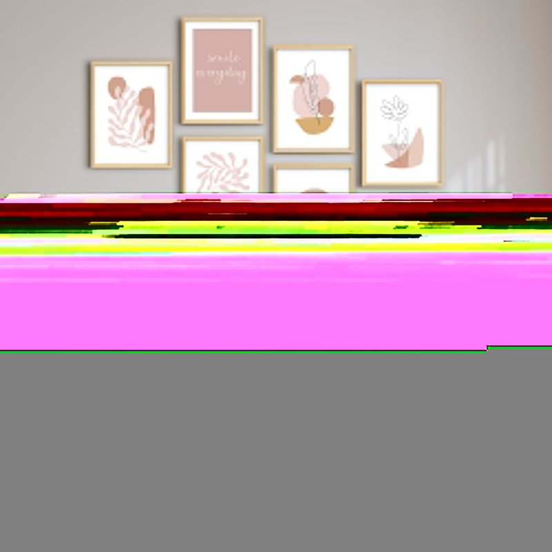 Décoration murale encadrée, ensemble d'inspiration boho abstraite et minimaliste, illustrations modernes et décoratives pour salon, chambre à coucher, bureau
