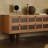 Retro Nut-Brown Solid Wood TV Stands