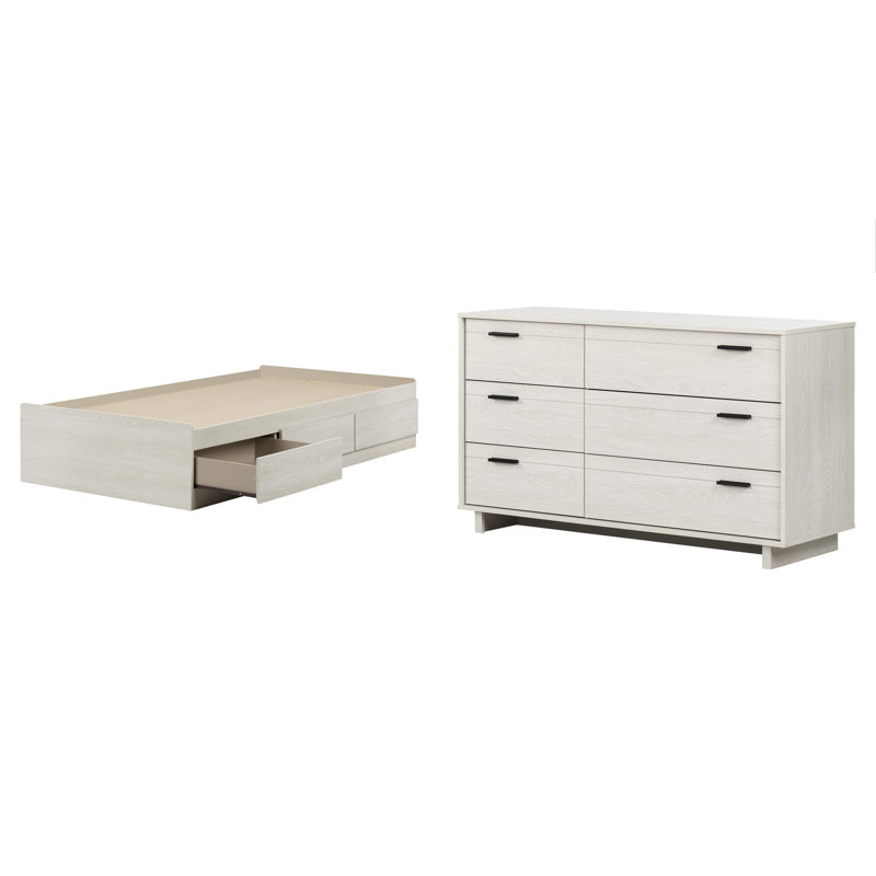 Commode de lit en chêne Fynn Winter