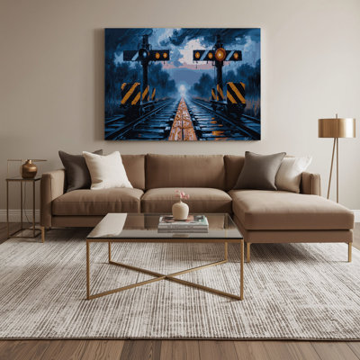 Art sur toile gris