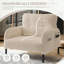 Fauteuil d'appoint rembourré en velours côtelé Corduroy-1248275580