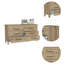 Commode rectangulaire à 6 tiroirs Southington-2047867162