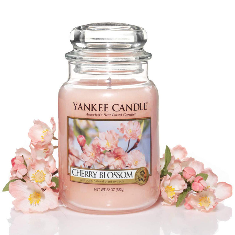 Cherry Blossom Scented Jar Candle