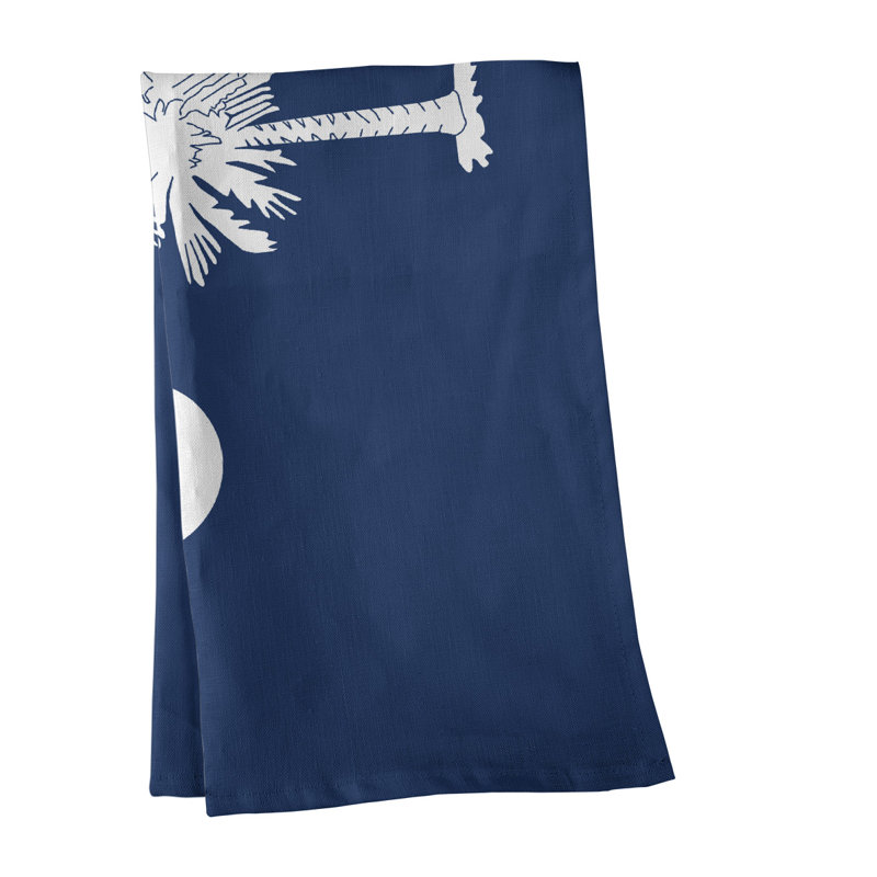 Serviette de thé drapeau south caroline, Polyester sergé