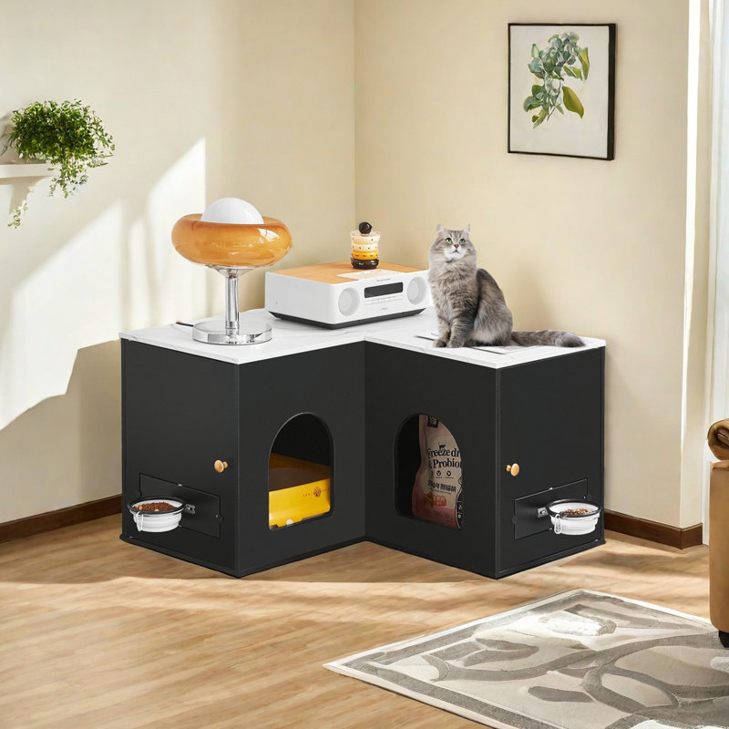 Litter Enclosure Petco Corner Litter Box Cat Litter Box Tiny House