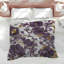 Édredon floral mauve et doré-132782289