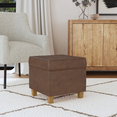 Square Ottoman with Life Off Top