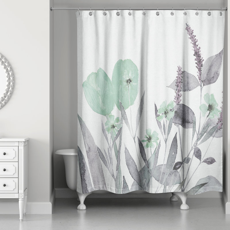 Shower Curtain, Green