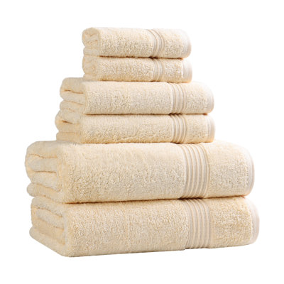 Oleg 6-Piece Egyptian Cotton Towel Set
