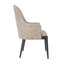 Fauteuil rembourré Drew Wood de couleur taupe-134210584