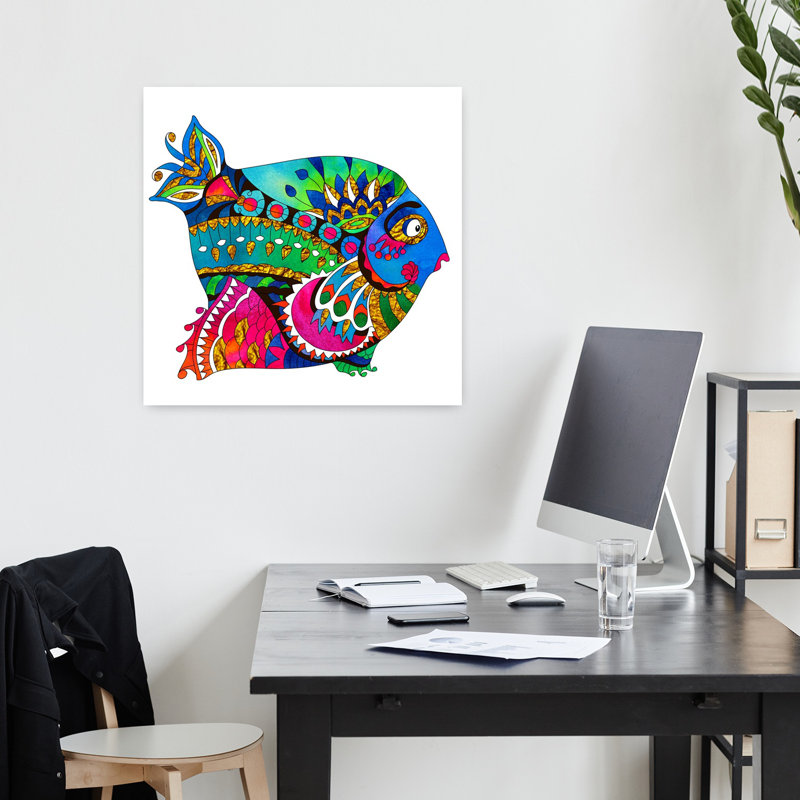 Art contemporain contemporain abstrait, H 18 po x l 18 po