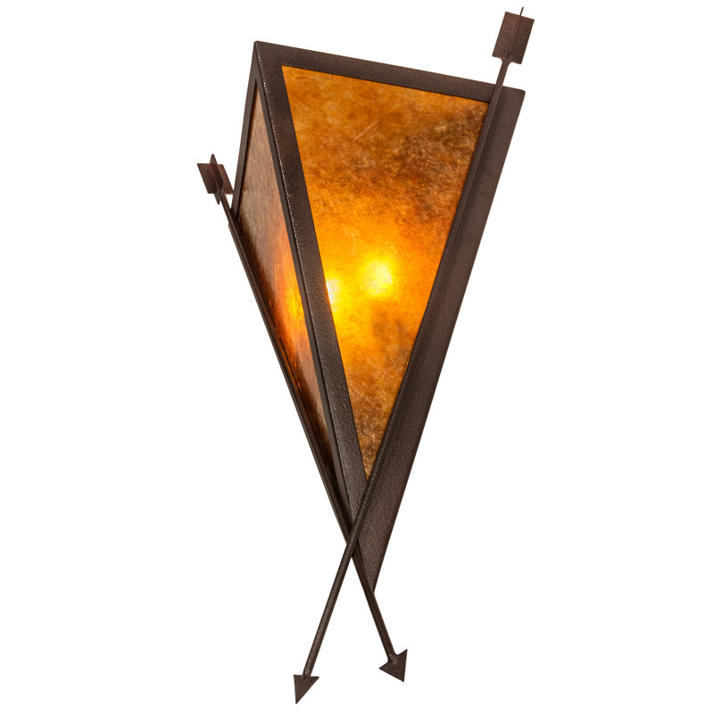15" Wide Desert Arrow Wall Sconce