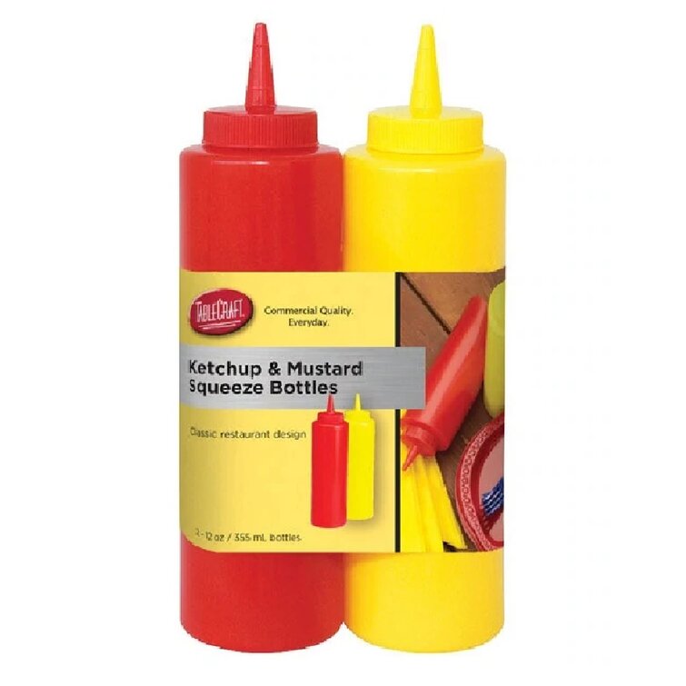 Ketchup & Mustard Squeeze Bottles